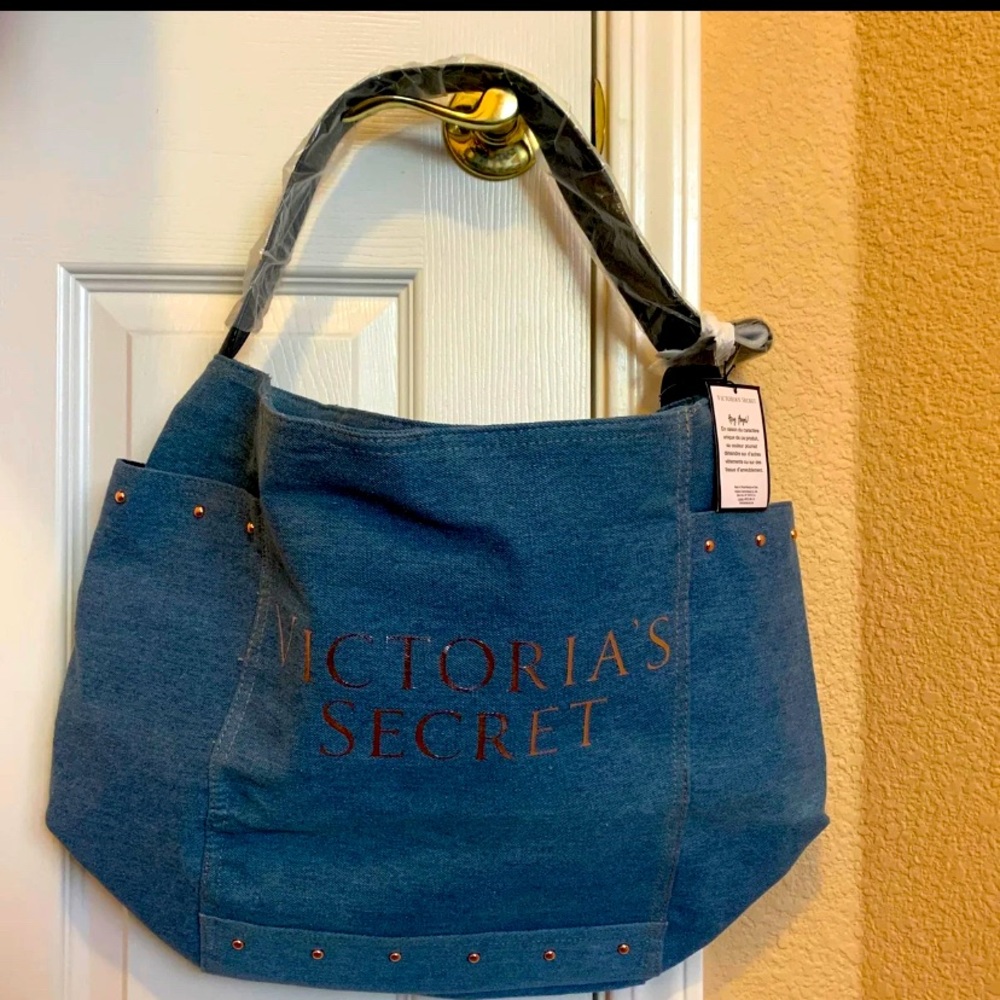 NWT Victoria’s Secret tote bag denim
